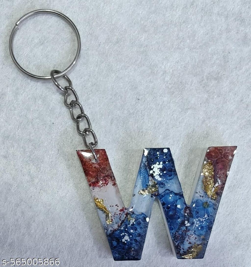 RDH Customized Letter Resin Keychain, Best gift item for Women, Men and Kids,