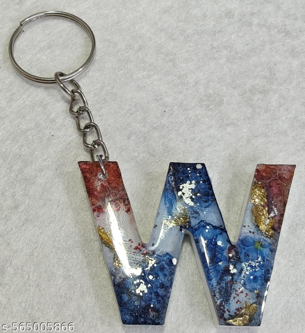 RDH Customized Letter Resin Keychain, Best gift item for Women, Men and Kids,