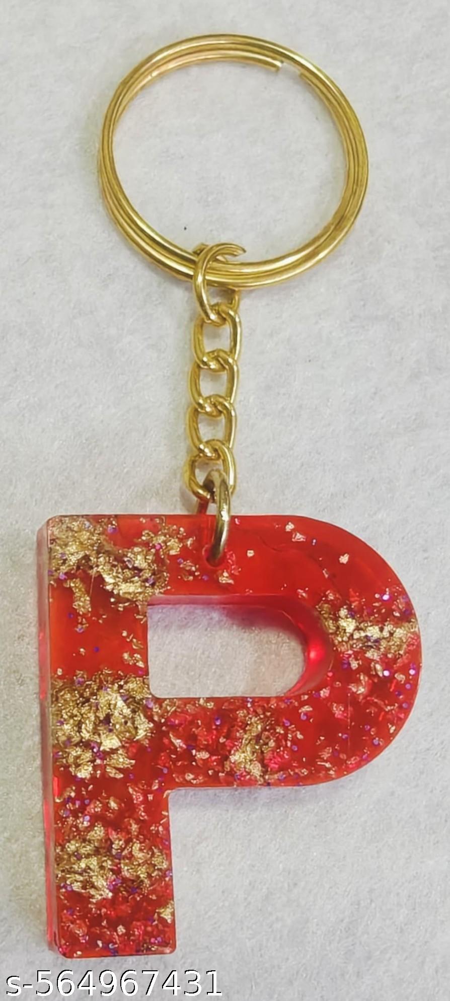 RDH Customized Letter Resin Keychain, Best gift item for Women, Men and Kids,