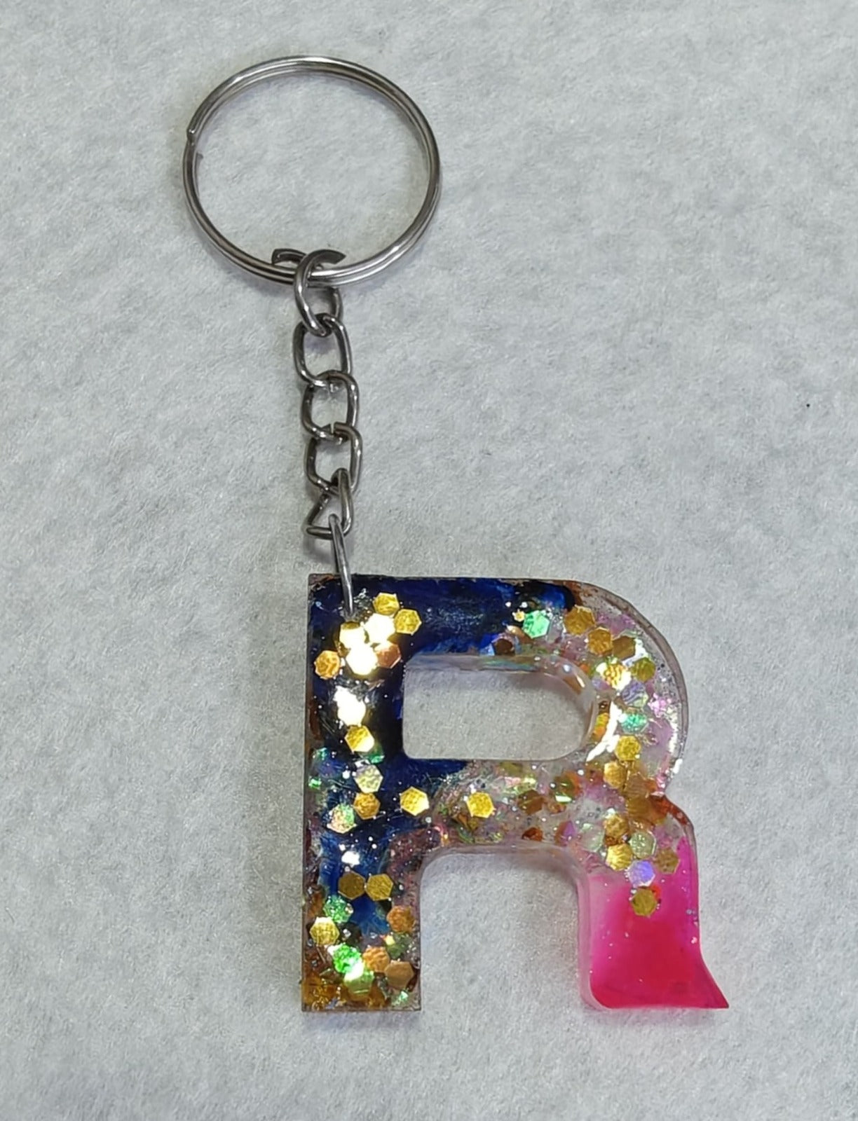 RDH Customized Letter Resin Keychain, Best gift item for Women, Men and Kids,