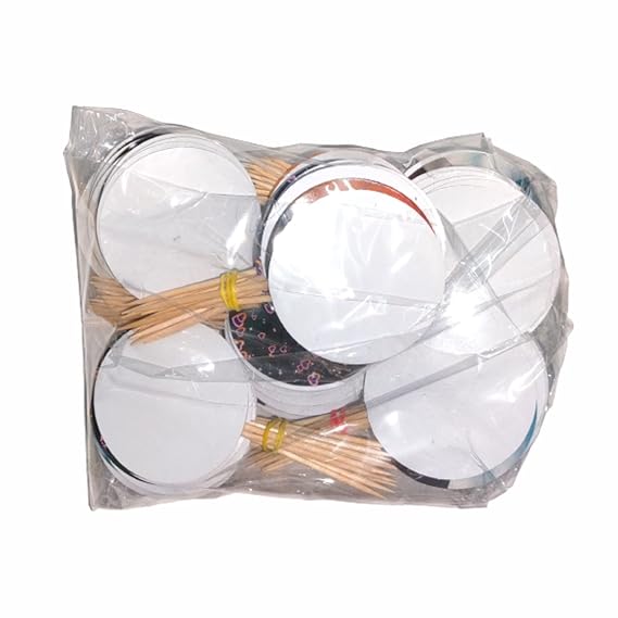 RDH 100 Pcs circle Whiteboard Marker Cupcake / Cake Toppers Cheese Markers Buffet Labels for Charcuterie Board Food Tags Toothpick Signs, Wedding Birthday Party Table and Dinner Decorations Supplies