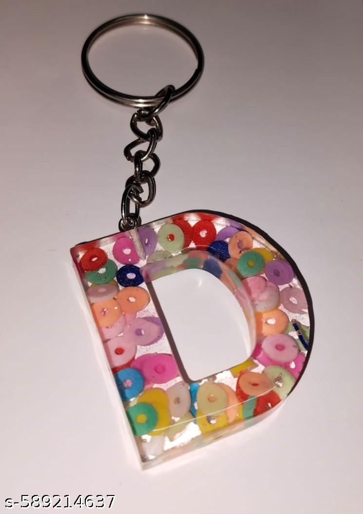 RDH Customized Letter Resin Keychain, Best gift item for Women, Men and kids