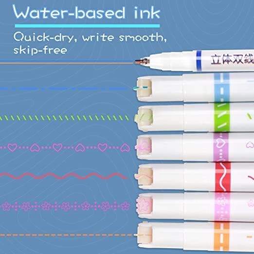 RDH Linear Color Pen, Pack Of 6 Dif RDH ferent Color Pens For Study | Drawing, Art&Craft Etc (Pack Of 6) | Assorted | Broad | Assorted