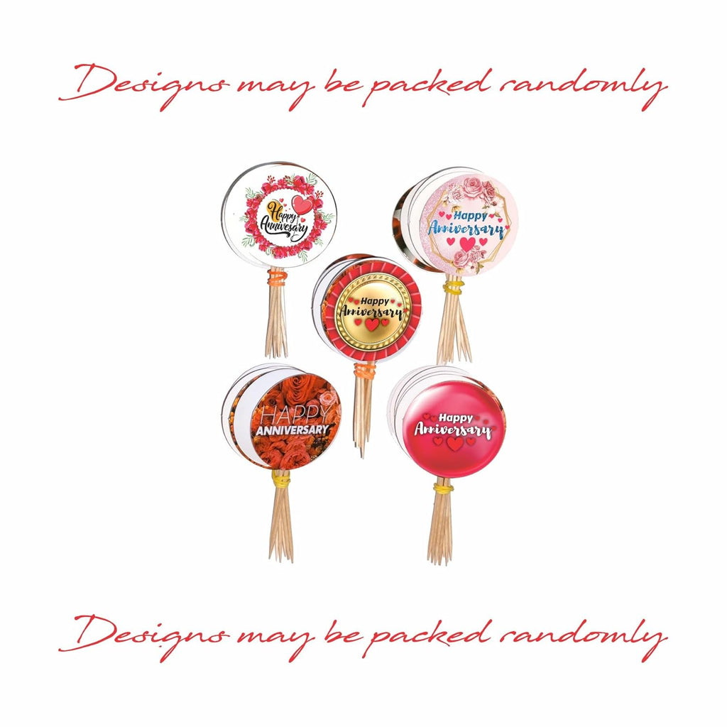 RDH Happy Anniversary Cake Toppers 100 Pcs